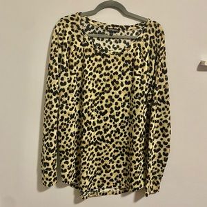 Express Animal Print Sweater L